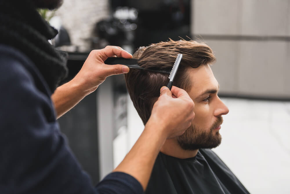 Straight Fringe haircuts for men