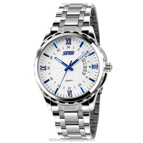High Quality Stainless Steel Clock Skmei 9069 Hot Sales 30m Business Wristwatch - Image 6